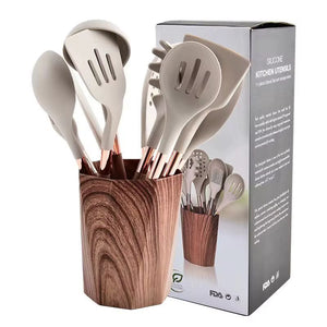 Set de Utensilios de Cocina en Silicona