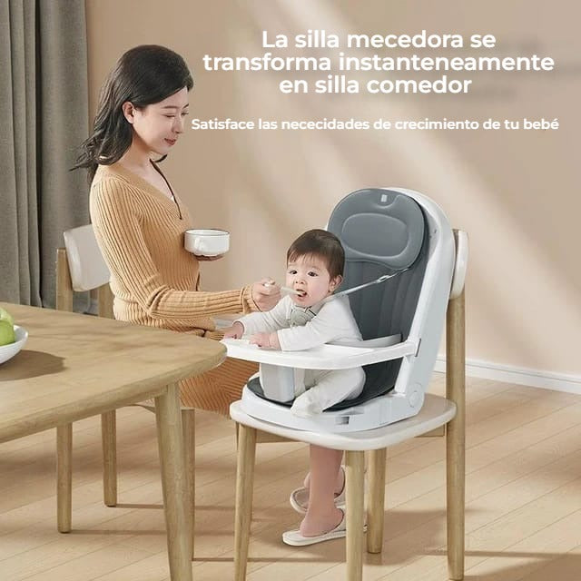 Mecedora Eléctrica Con Teclas De Piano Para Bebé, Bluetooth De 0-24 Meses